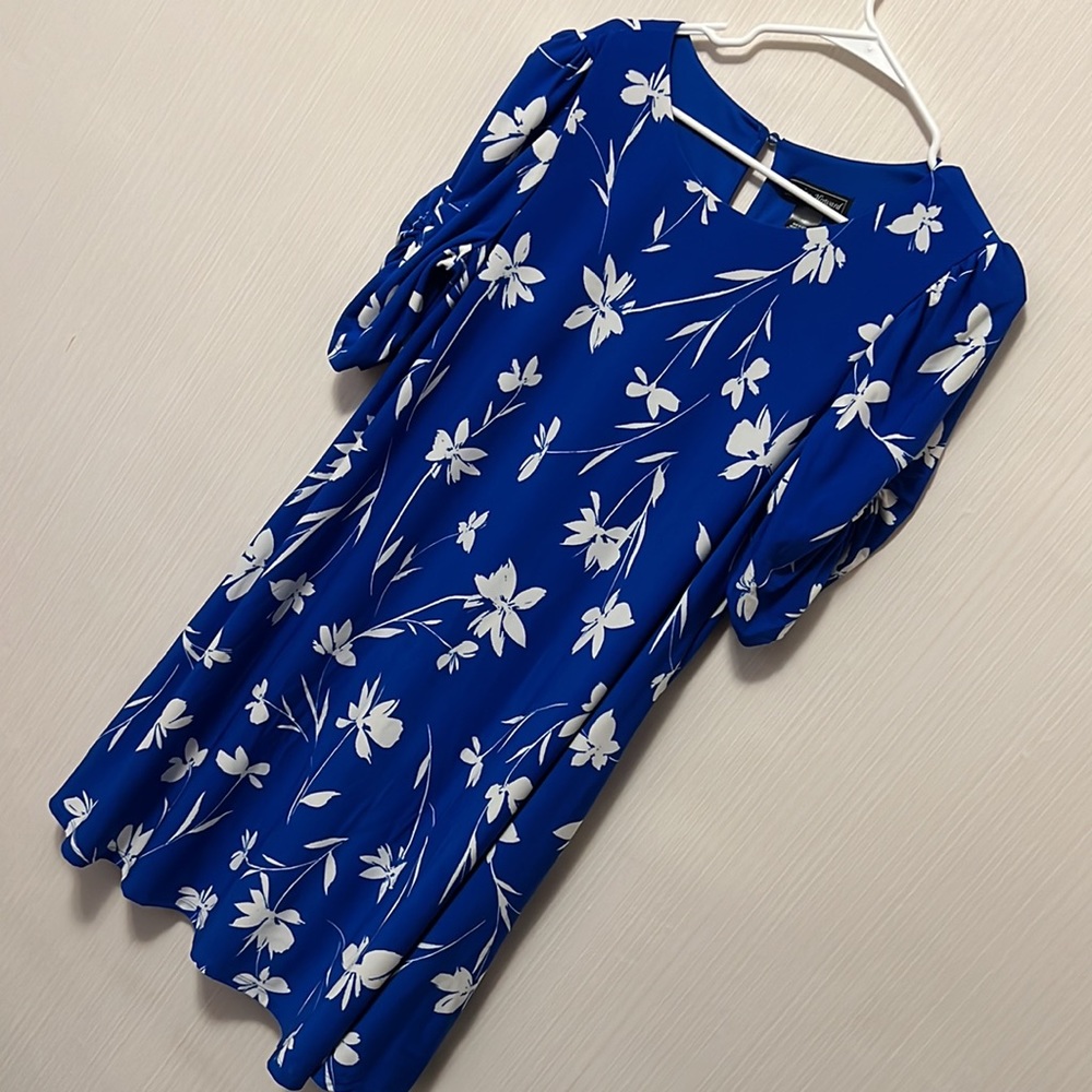 Jessica Howard Blue Floral Party Dress